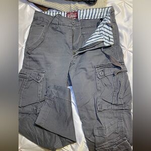 Men's Gray Cargo Pants
